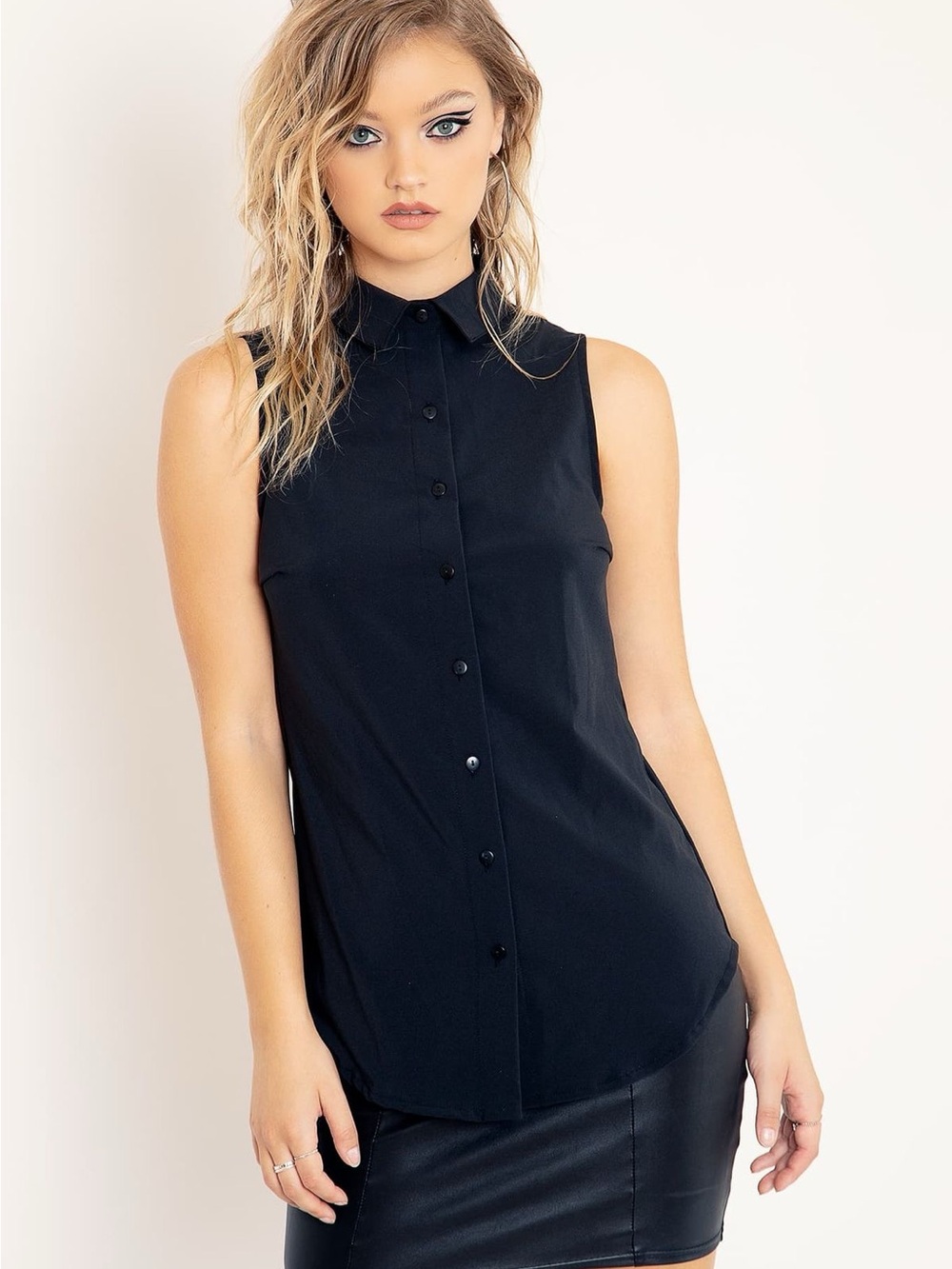 Blackmilk Business Time Shirt XS